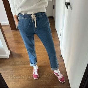 James Perse Blue Straight Leg Jeans